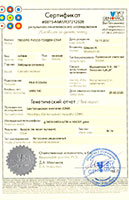 ТЖ Питомник ТЕСОРО РУССО ГОЛДЕН СТАР ВетГеномика Сертификат от 25.02.2020г. (B875-NMWR37212528)